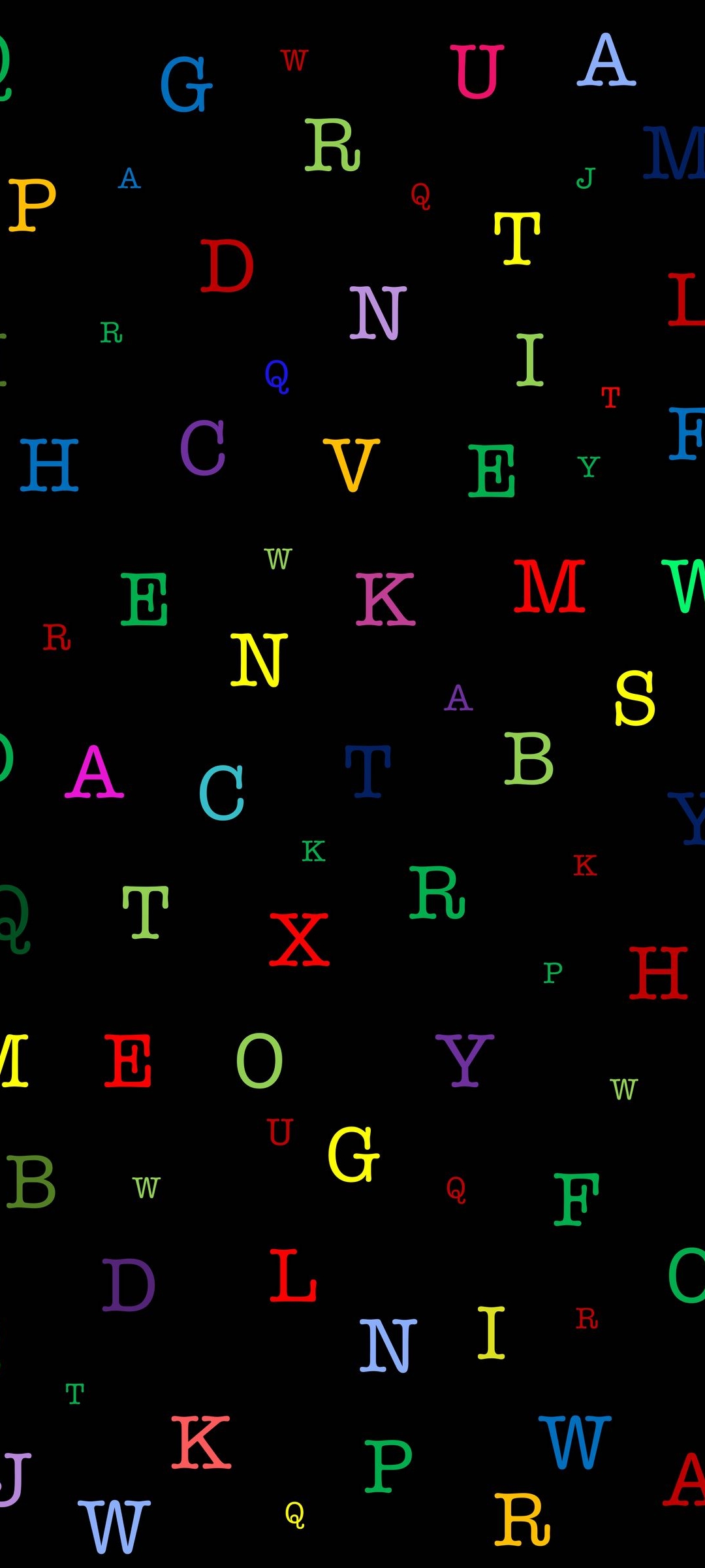 a alphabet letter wallpaper