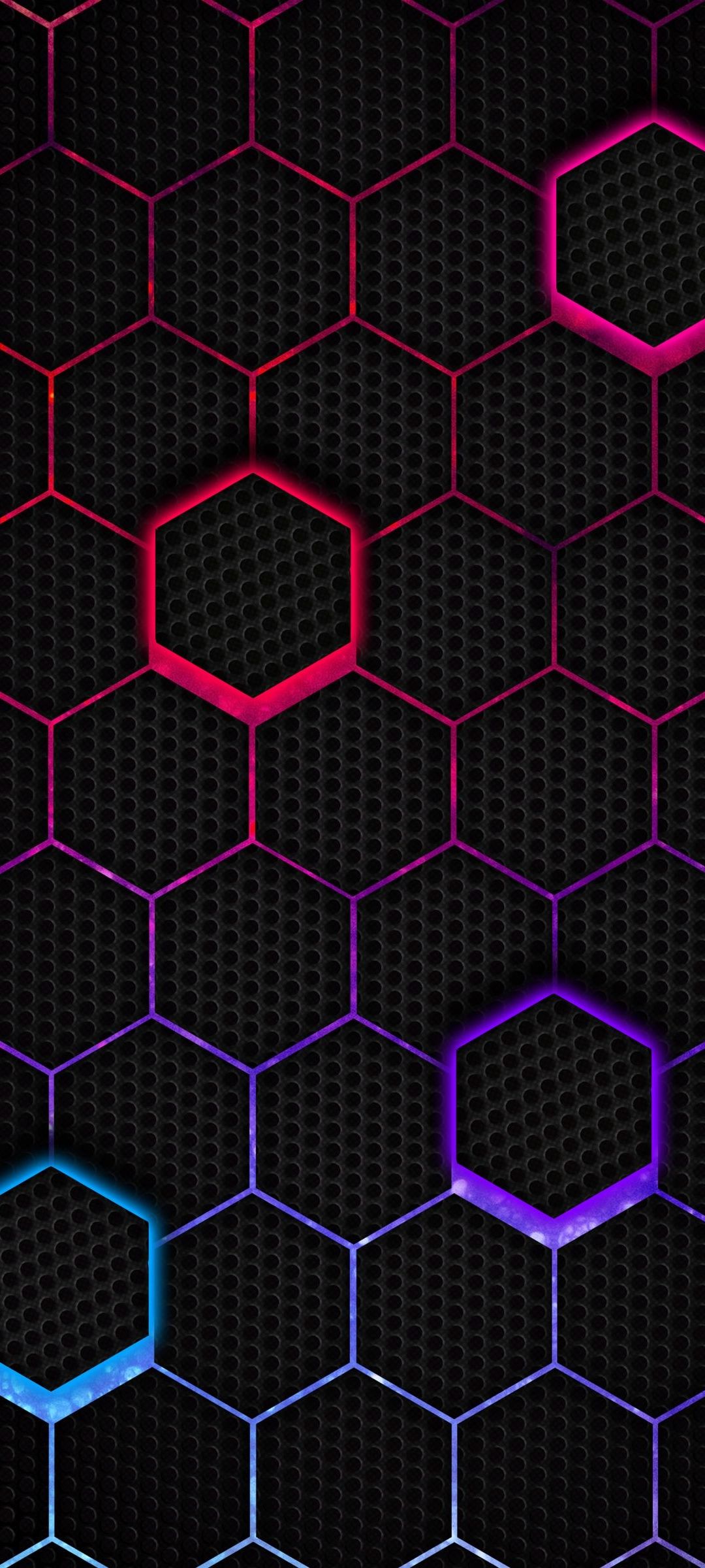 Hexa Black Design Abstract Phone – Wallpaper - Chill-out Wallpapers