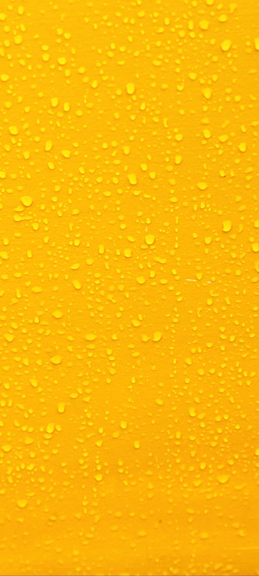 Yellow Water Drops – Wallpaper - Chill-out Wallpapers