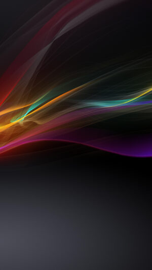 Sony black xperia abstract wave background 4K wallpaper download