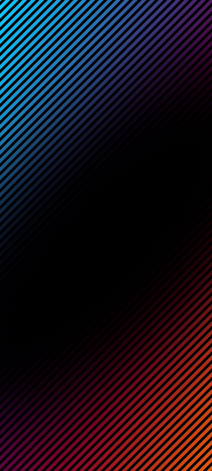 Black AMOLED Red Lines Abstract Wallpaper for Phone