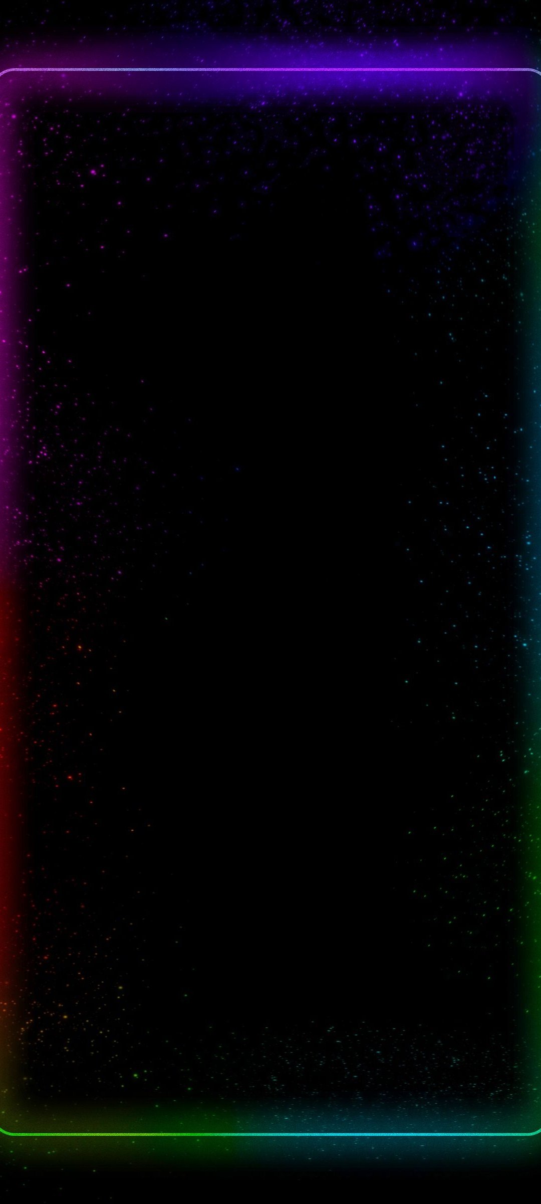 Neon 3D Frame amoled blue border edge glow oled star HD phone  wallpaper  Peakpx