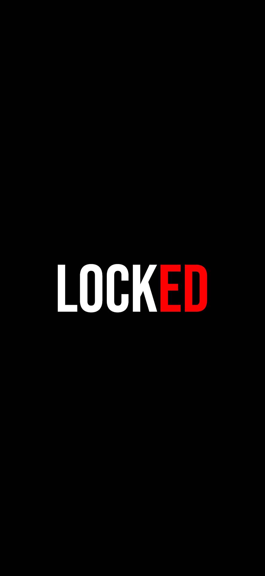 Locked Red White Lock Screen – Wallpaper - Chill-out Wallpapers