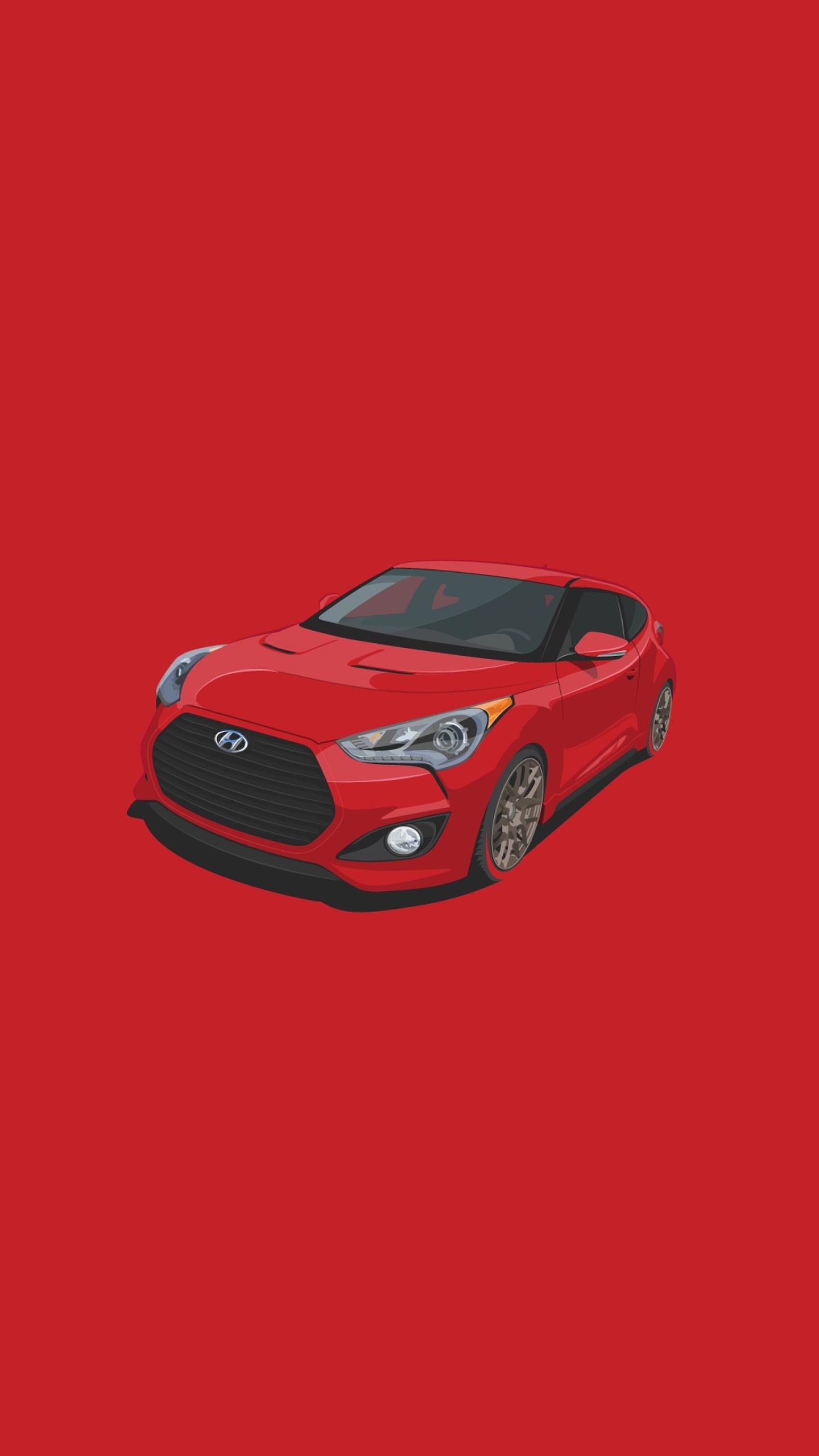 Red Car Minimal Background Hd – Wallpaper - Chill-out Wallpapers