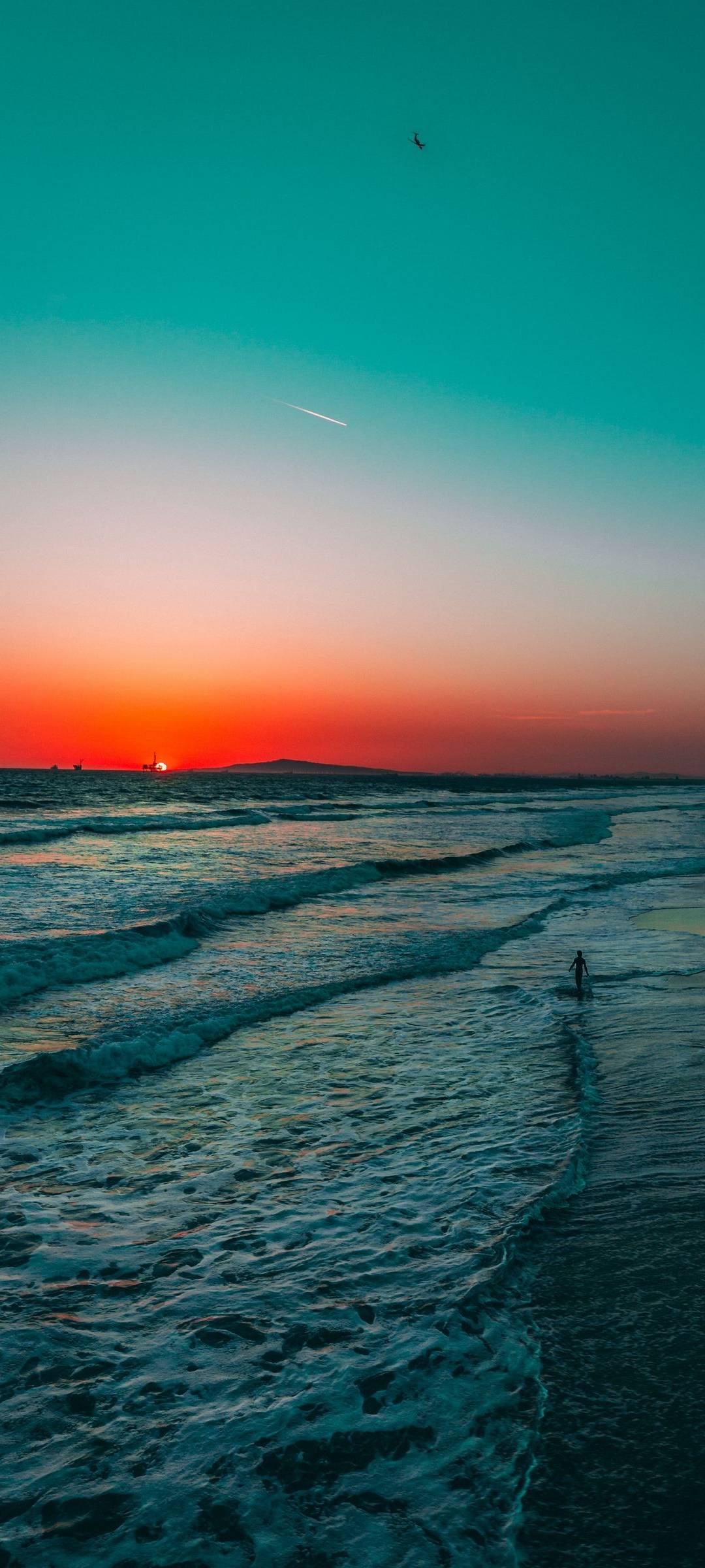 Beautiful Sunset View on Beach Wallpaper | HD Wallpapers